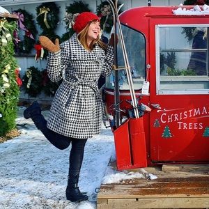 Calvin Klein Houndstooth Jacket in good condition